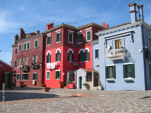 facade colorée de burano