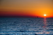 sunset sailboat