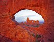 north window & turret arches (looking out)