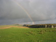 rainbow over hadrian's wall
