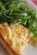 quiche loraine et salade de roquette