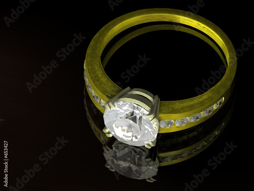 Photo: gold diamond ring gold diamond ring