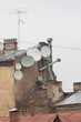 dish-shaped aerials