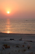 beach, boat and sunset