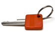 single red key w/ ring