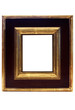 gold framed picture frame w/ path