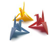 origami birds. origami birds.