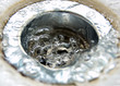 down the drain