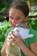 girl and bunny girl and bunny