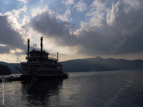 japan hakone steamer lake ashi japan hakone steamer lake ashi