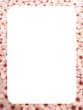 plum flowers frame