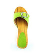 green sandal