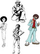 funky disco people