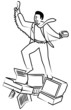 man with telephone