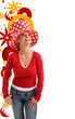 happy young woman
