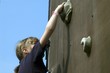 girl reaching