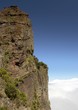 rock and blue sky