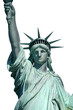 isolated upper liberty statue