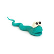 snake, clay modeling
