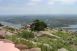 mountain and lake