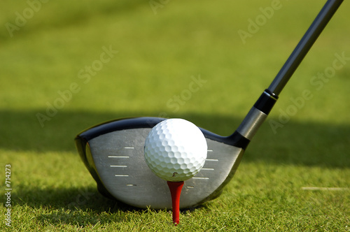 on the tee