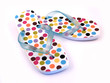 doted sandals