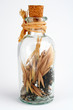 bottle of scent with cork