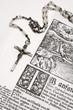 rosary and bible (close view)
