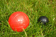 boule sur pelouse