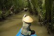vietnamese woman rowing a boat vietnamese woman rowing a boat