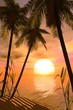 tropical sunset