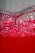 bubbles in red