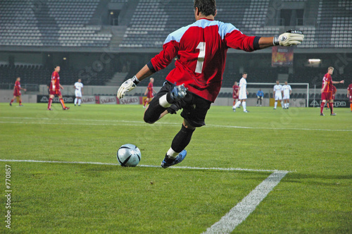 the goalkeeper