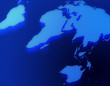 Illustration: hologram wold map 3 hologram wold map 3