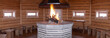 wooden sauna