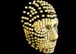 human face created with 3d structure human face created with 3d structure