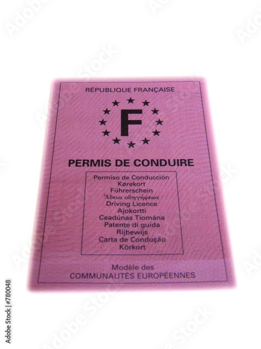 permis de conduire détouré