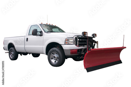 snow plow truck