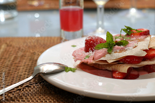 mille feuilles aux fraises