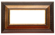 wide brown picture frame w/ path