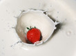 erdbeere in milch