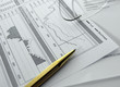 finances, graphiques, statistiques