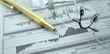 finances, graphiques, statistiques, stylo