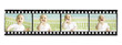 film strip with baby boy series