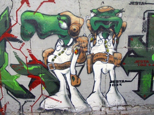 Photo: graffiti d'extraterrestres graffiti d'extraterrestres