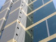 self-reflected skyscraper