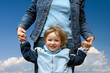 happy child with mum