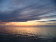 sunset on the sea