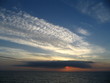 sunset on caribbean