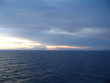 sunset on caribbean